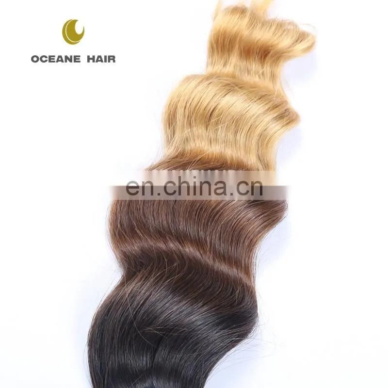 100% cheap two tone brazilian hair weave,613 blonde hair weave