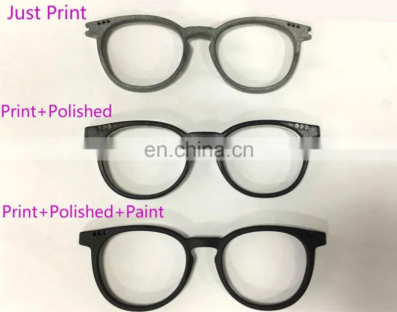High Strength Nylon Machining Multi Jet Fusion Nylon PA12 PA11 3D Printing Parts instead of Injection