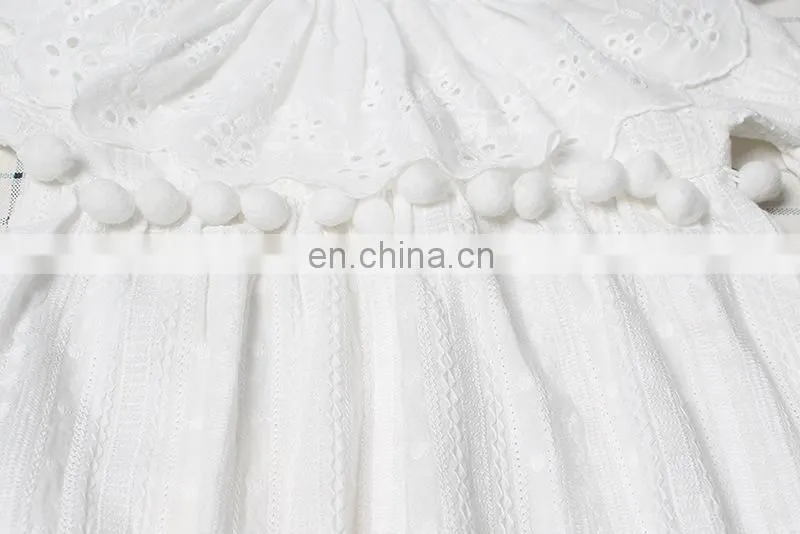 Infants & Toddler Clothes Elegant Full Sleeve White Baby Lace Party Romper