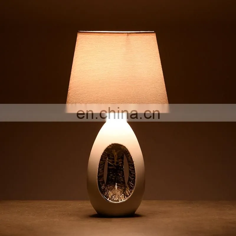 new design of modern style ceramic table lamp for indoor room