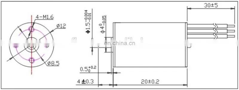 1220ZWW coreless dc bldc motor apply in UAV unmanned aerial vehicle