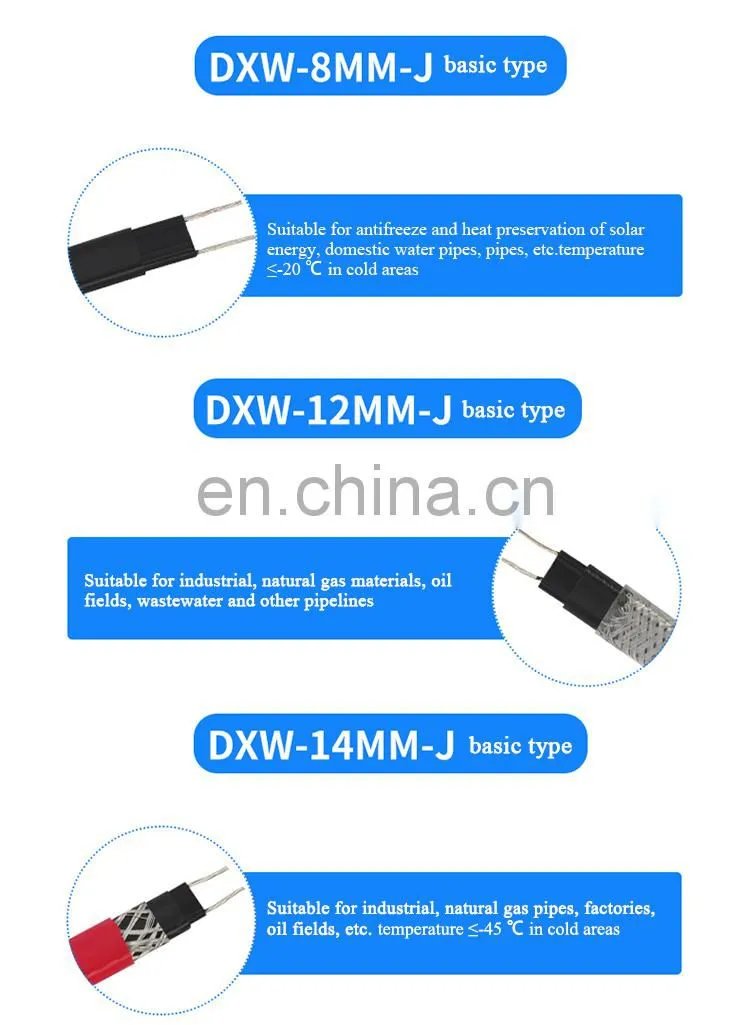 Electric Heating Floor System Floor Heating Wire Flame Retardant Electric Tracing Band From China