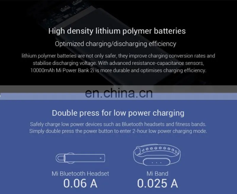 Original Xiaomi Mi Powerbank 3 10000 mAh External Battery 18W Portable Quick Charge Power bank