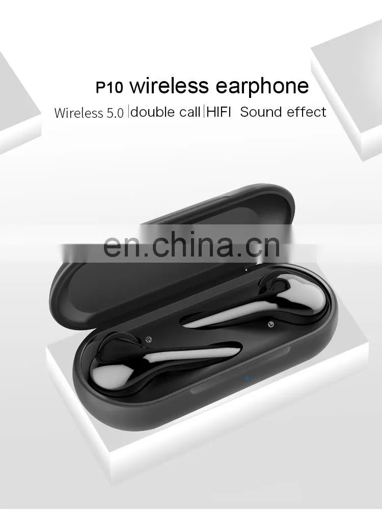 Wireless Earbuds True Stereo Bt Headphone Tws P10 Audifono Earphones For Smartphone Ios And Android