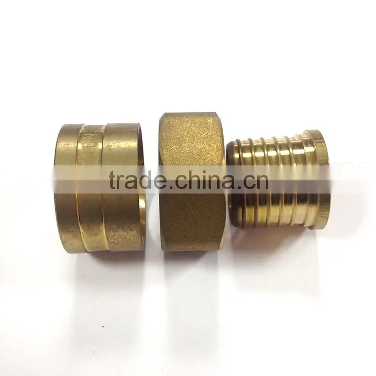 NSF UL approved brass pipe slid fitting metal female adapter straight union