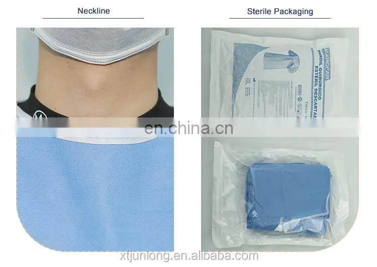 Hospital Medical Sterile Disposable Surgical Gowns