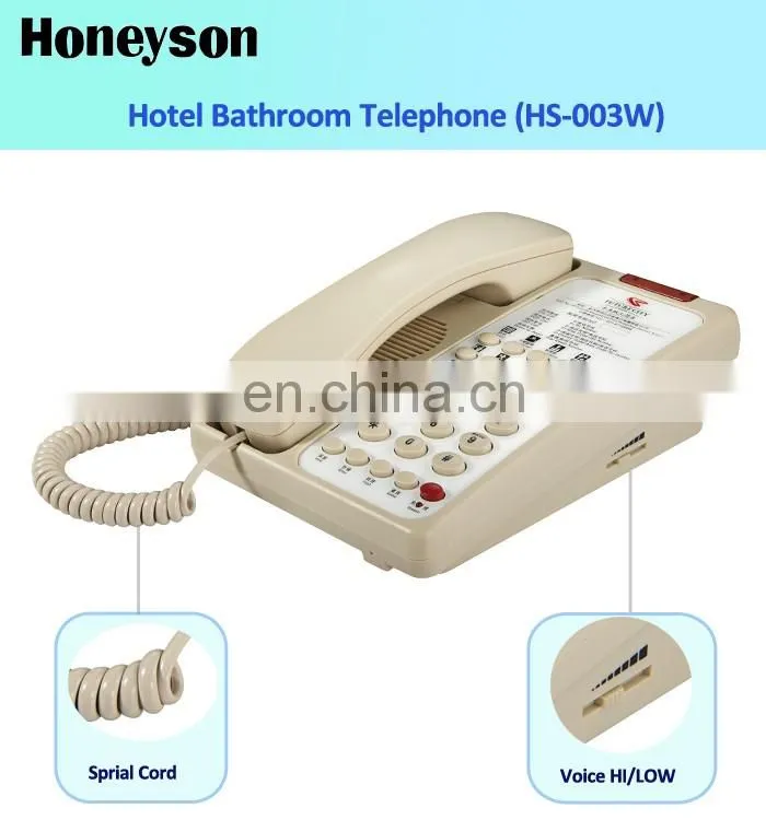 Hotel Guest Room Telephone Accessory Cable Desk Phone