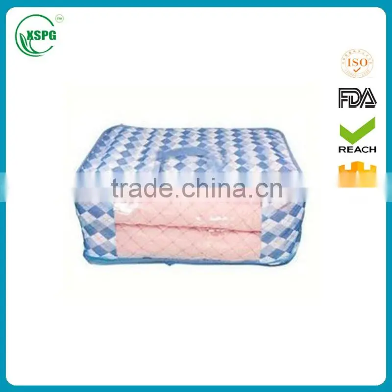 hotsale dustproof pvc transparent pillow quilt bag