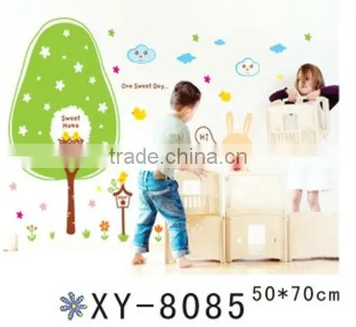 PVC Material Home Decorative Cartoon Kids Wallpaper Sticker