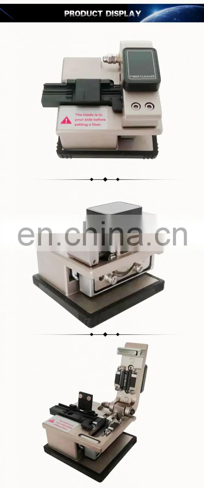 Hot Sale FTTH cutter Fiber Optic high precision automatic fiber cleaver