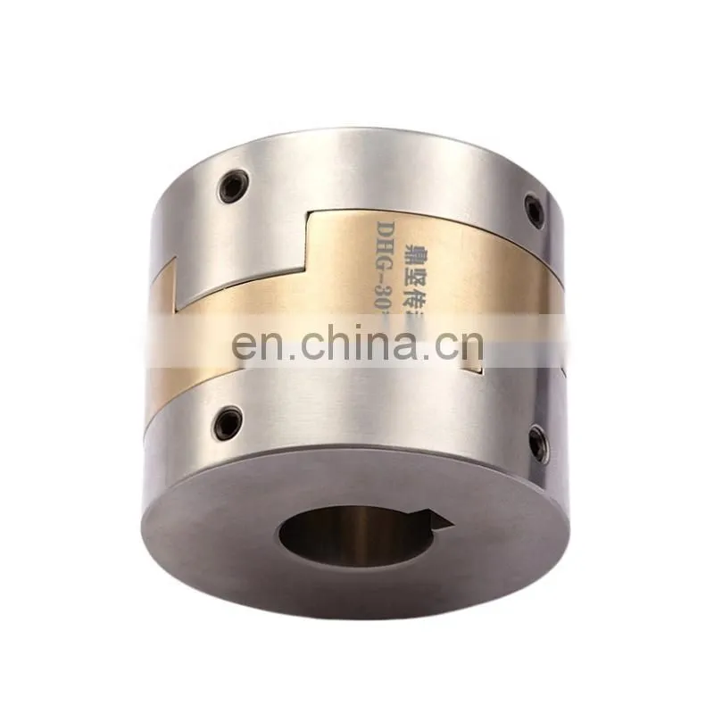 High Regidity ISO Certificate DFCG Stainless Steel Drive Shaft Coupling Flexible Type Keyed Keyway Sliding Oldham Coupler