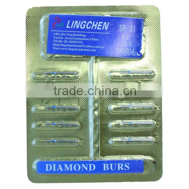 iso high speed dental diamond burs