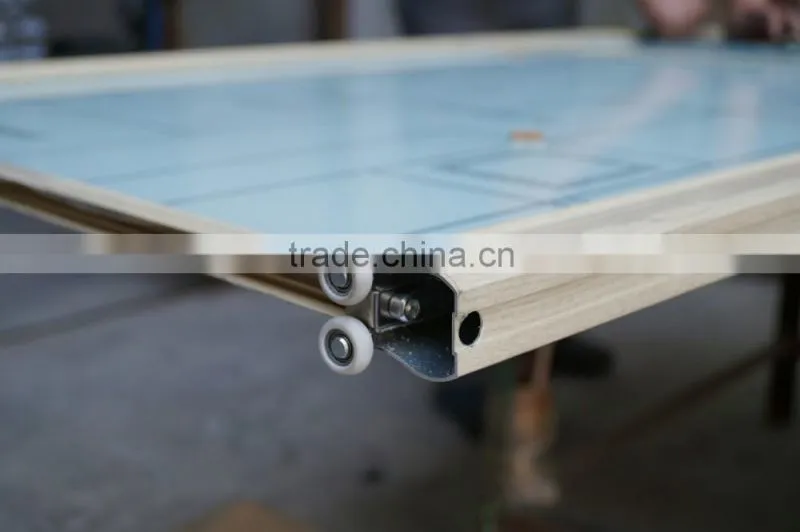 Aluminium frame for wardrobe sliding door hardware anodizing colored finish