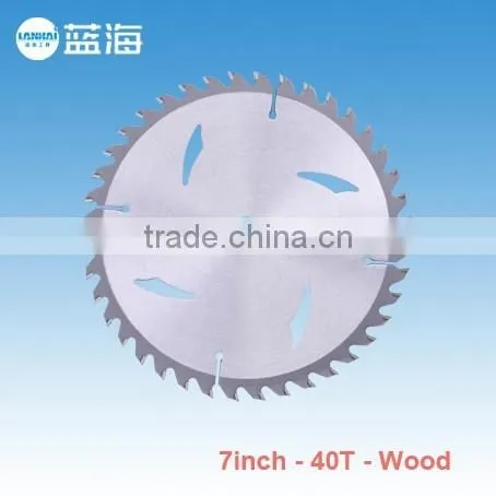 7''-40T(Inner Diameter 20mm) TCT Circular Saw Blade for Wood/Wood Cutter