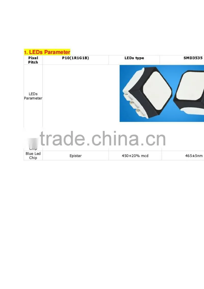LED Display schreen FOR ADVERTISING SMD P10 P8 P6 1/2 SCANING WITH 7500CD BRIGHTNESS
