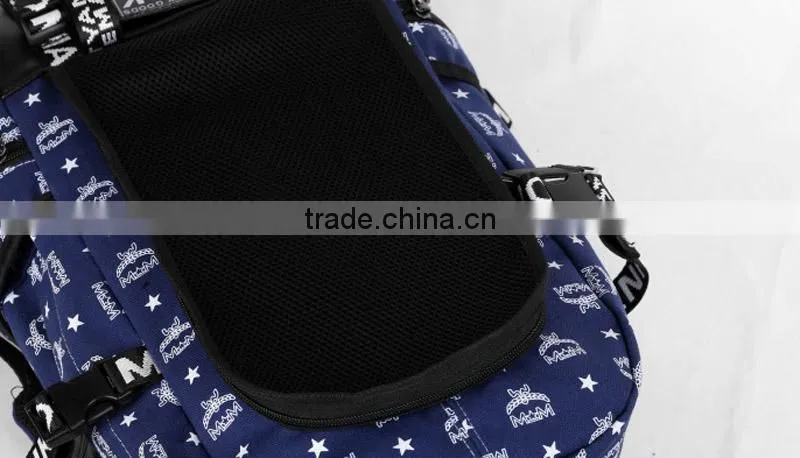 Fashion design printed big school bag multicolored cheap backpack school bags