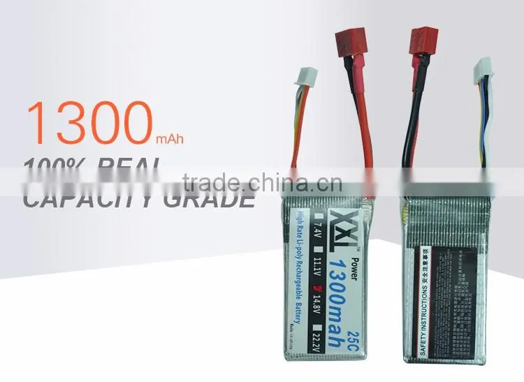 XXL 25C 1300mAh 4S 14.8V lipo battery batteria akku packs with accumulators rc helicopters Toys & Hobbies