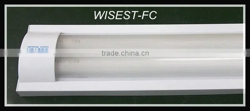 T8 double tube SAA CE ROHS kitchen fluorescent light covers 2x18w with pc cover