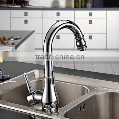 High-grade Single Lever Stainless Steel Kitchen Faucet