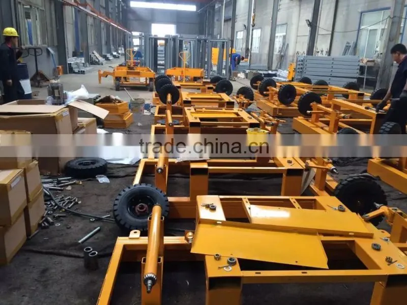 movable scissor lift platform/mobile hydraulic lift table/scissor hydraulic lift platform QYCY0.3-9