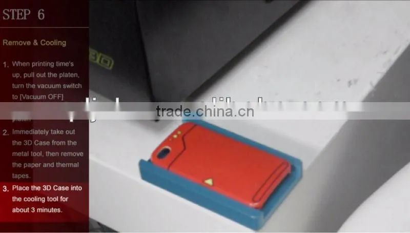 3D Automatic Sublimation desktop phone case printing machine, heat press machine