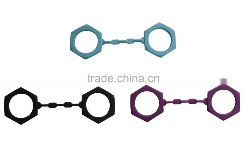 2016 Silicone Factory Sexy Product Wholesale Handcuffs