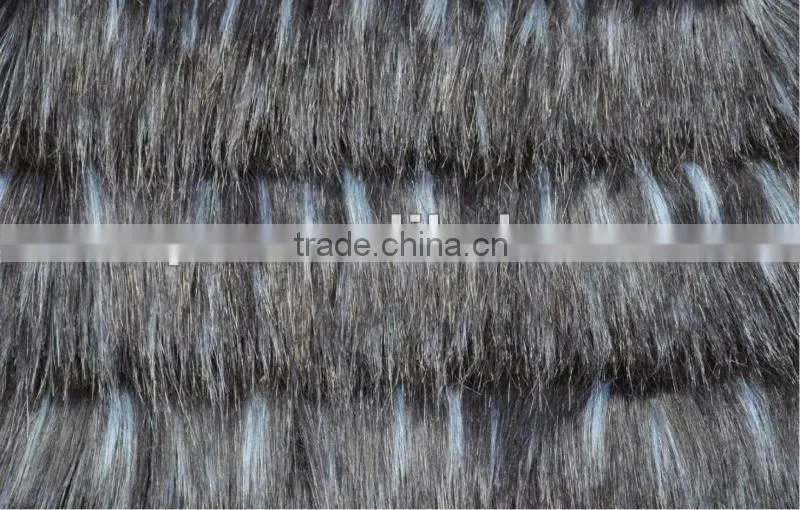 faux fur jacquard