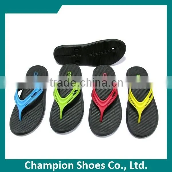 Customized brand pvc slipper pvc air blow slipper
