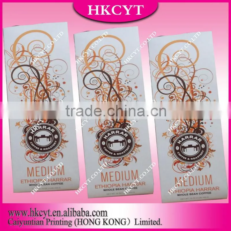 Foil Coffee Packaging Pouch With Valves