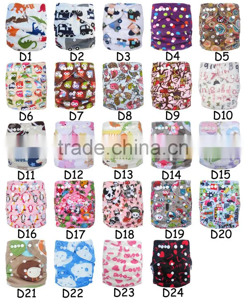 AnAnBaby Adjustable cloth diapers baby Nappies Round tab PUL