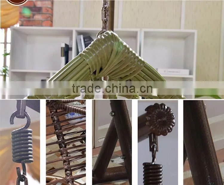 New Design Rattan Hanging Indoor Swing Bubble Chair For Kids Teardrop Swing Chair