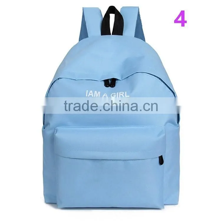 Unisex Boys Girls Canvas Backpack 2016 Fashion Rucksack School Shoulder Bag