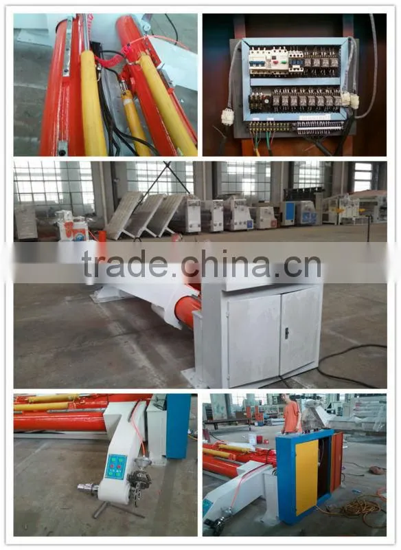 Mill roll stand for raw kraft paper
