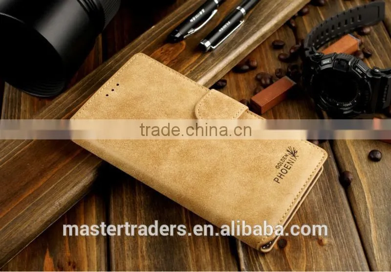 Top Quality Golden Phoenix Genuine Leather Case For Redmi note MT-2644