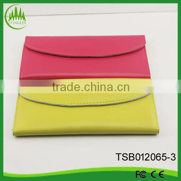 2014 Yiwu Hot Selling Wholesale Woman Leather Wallet