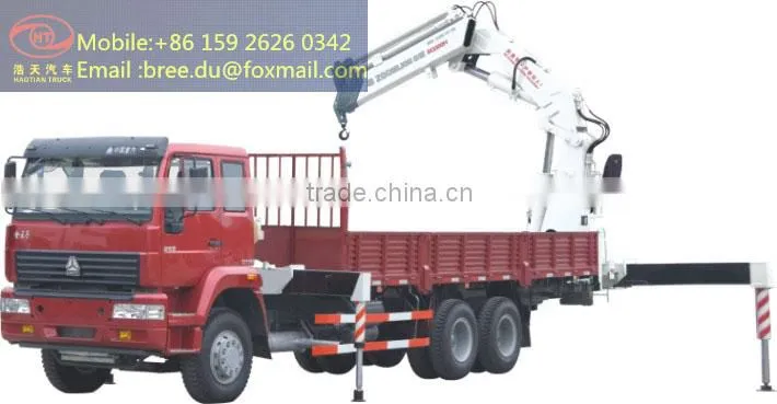 engineering transport vehicle crane truck for city construction