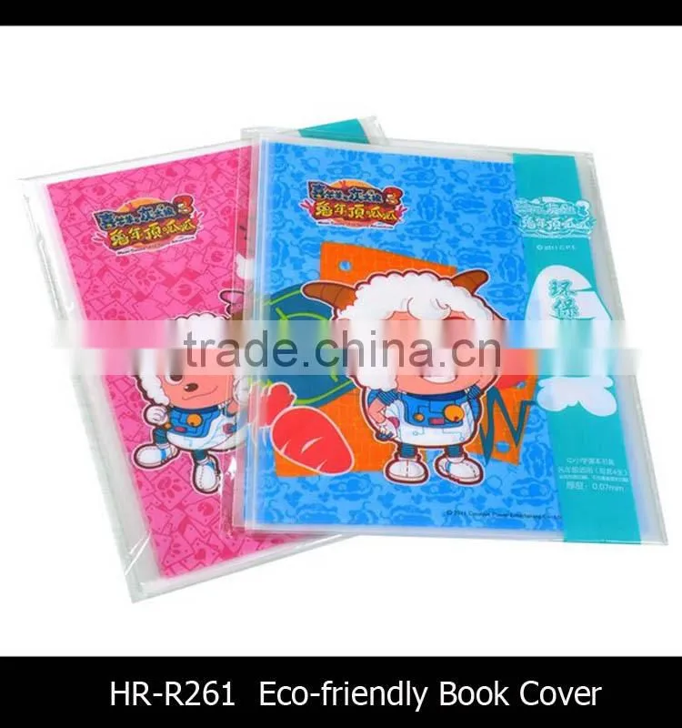 Colored transparent clear book cover