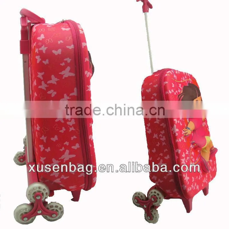 Dora letterpress priting primary schoolbag