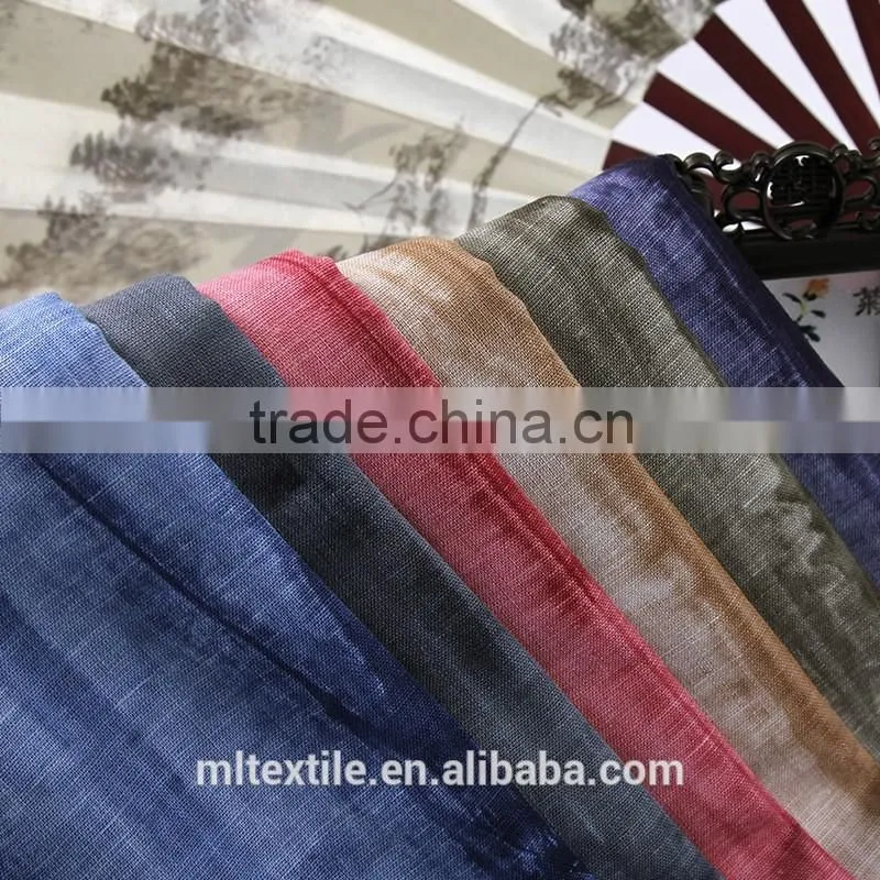linen fabric for sofa/linen cotton cushion fabric shirt fabric