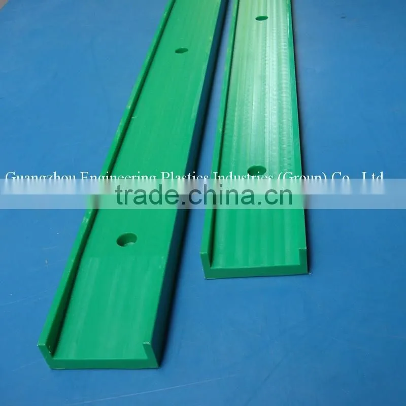 wholesale plastic OEM & ODM cnc machined UHMWPE linear guide rail / parts