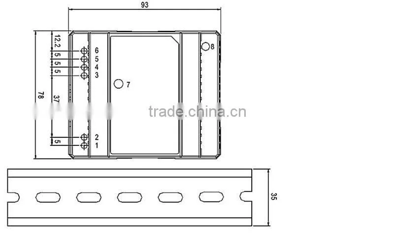 CE Approval 30w 12v Din Rail switch power supply 12v 30w dr-30-12