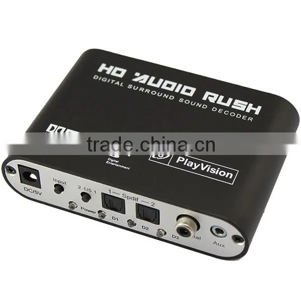 Digital DTS AC3 Optical to Stereo Surround Analog HD 5.1 Audio Decoder