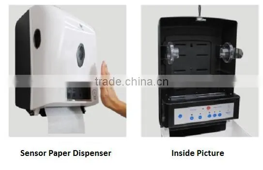 NJ-CD-8388D Plastic Battery or AC/DC Sensor Toilet Paper Dispenser
