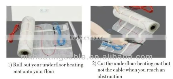 Warming system floor heating mesh electric underfloor heating mat heating the floor