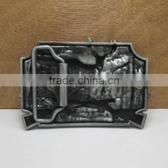 metal name plate belt buckles brand logo color plate belt buckle