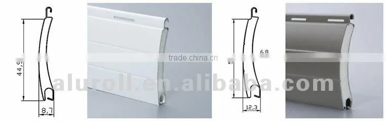Rolling Shutters with strap,control or motor control systems