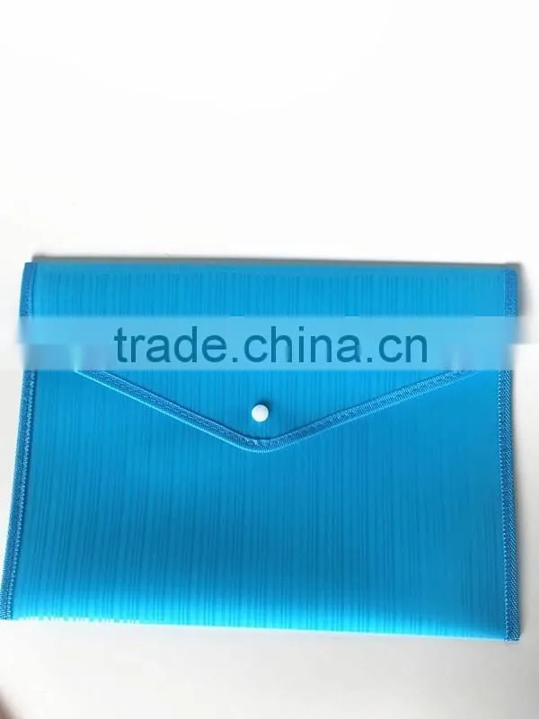 2016 New Fashion Factory Price A4, A5 File Pocket with Button