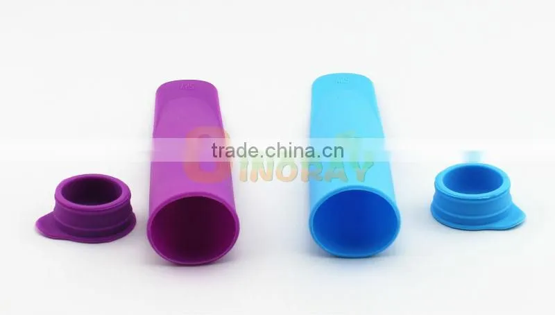 Silicone ice tray for popsicles