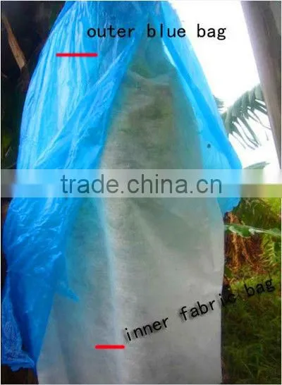 Pest Prevention Blue Banana Bags with Holes