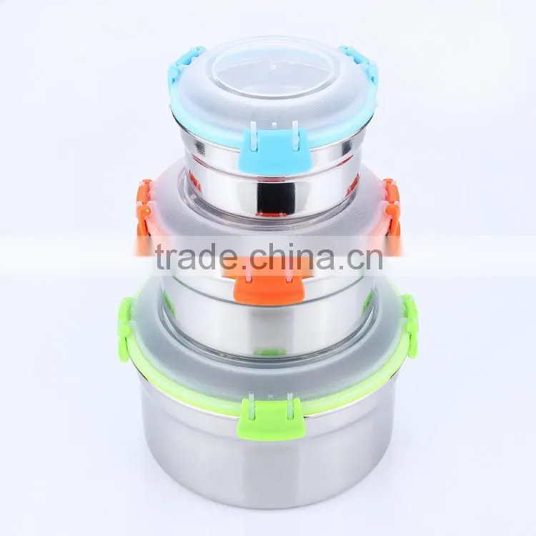 lock lock stainless steel take out food container soup bowl with lid